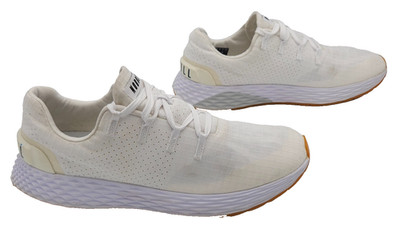 No Bull Shoes Shoes Womens Sz 10.5 Mens Sz 9 Rip Stop Trainer Sneakers Off White
