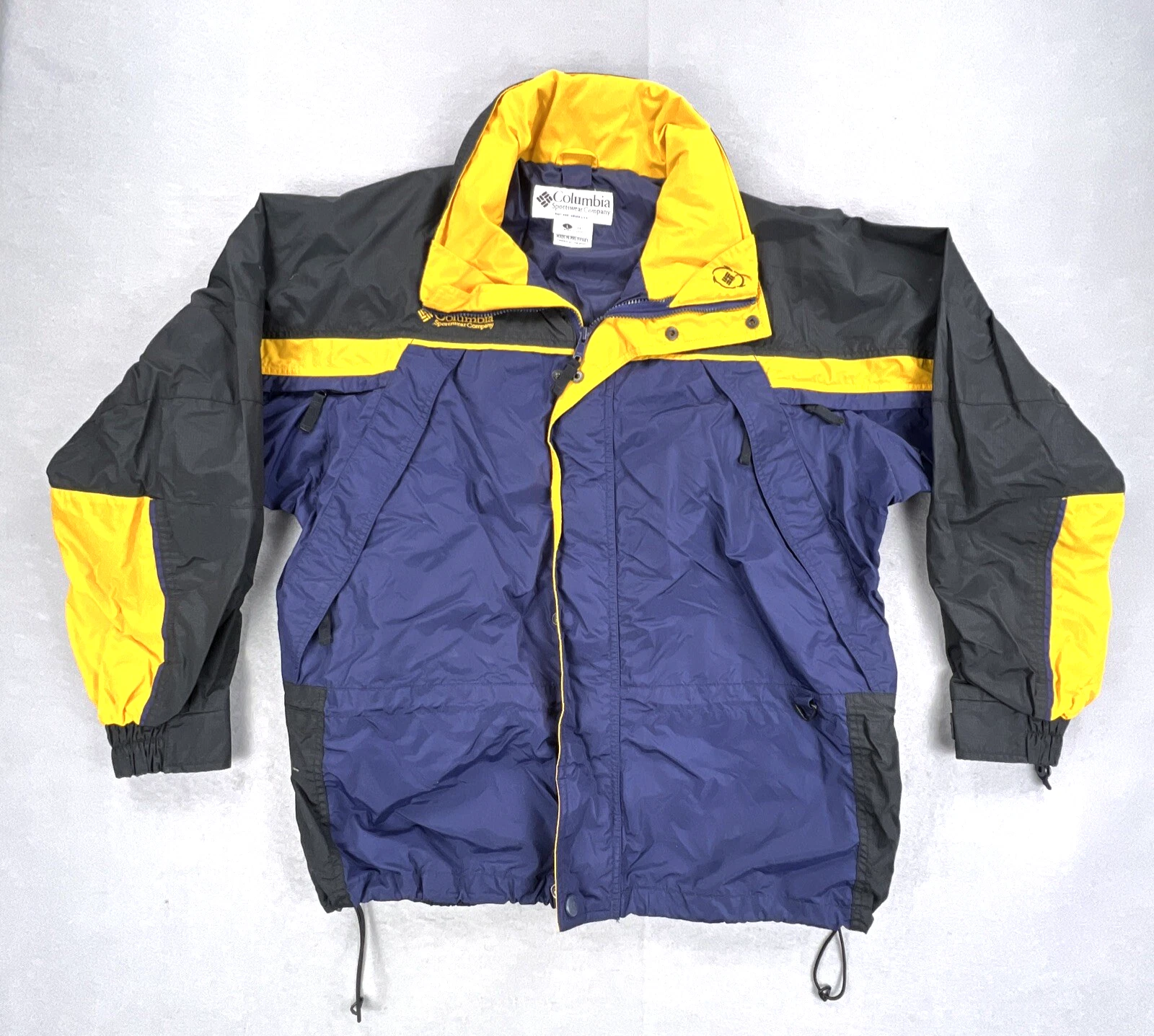 Vintage Columbia Jacket Mens XL Blue Fire Ridge 3 in 1 Full Zip Y2K Gorpcore