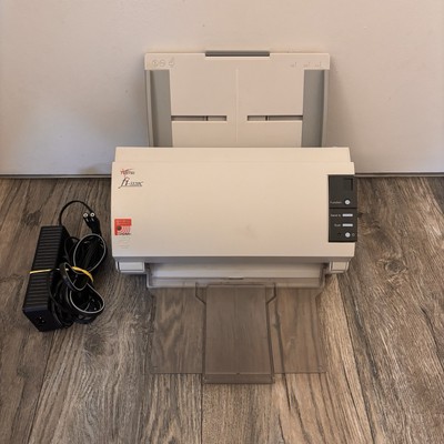 Fujitsu FI-5120C Duplex Color Scanner with Trays Powered On Only - UNTESTED