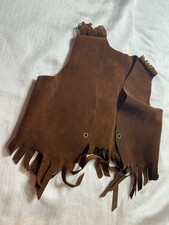 70s Fringe Vest S/m vintage tan suede cowgirl small leather cowboy western rodeo