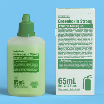 CONAPIDIL Greenboxin Strong 65ml, Heat Relief Soothing Gel Ampoule, Kbeauty