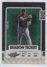 2021 Panini Contenders Season Ticket Optic Green Wave Prizm Yoan Moncada #31 0q3