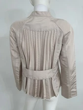 Giorgio Armani Black Label Silk W Viscose Blazer Jacket Dusty Rose Fits S