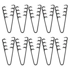  10 Pcs Fluffy Textured Styling Comb Hair Wide Tooth Daily Volume Men's