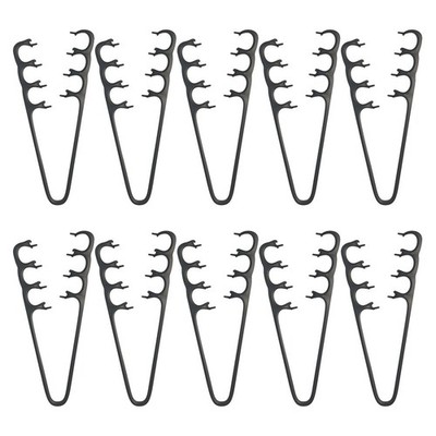 10 Pcs Fluffy Textured Styling Comb Hair Wide Tooth Daily Volume Men's