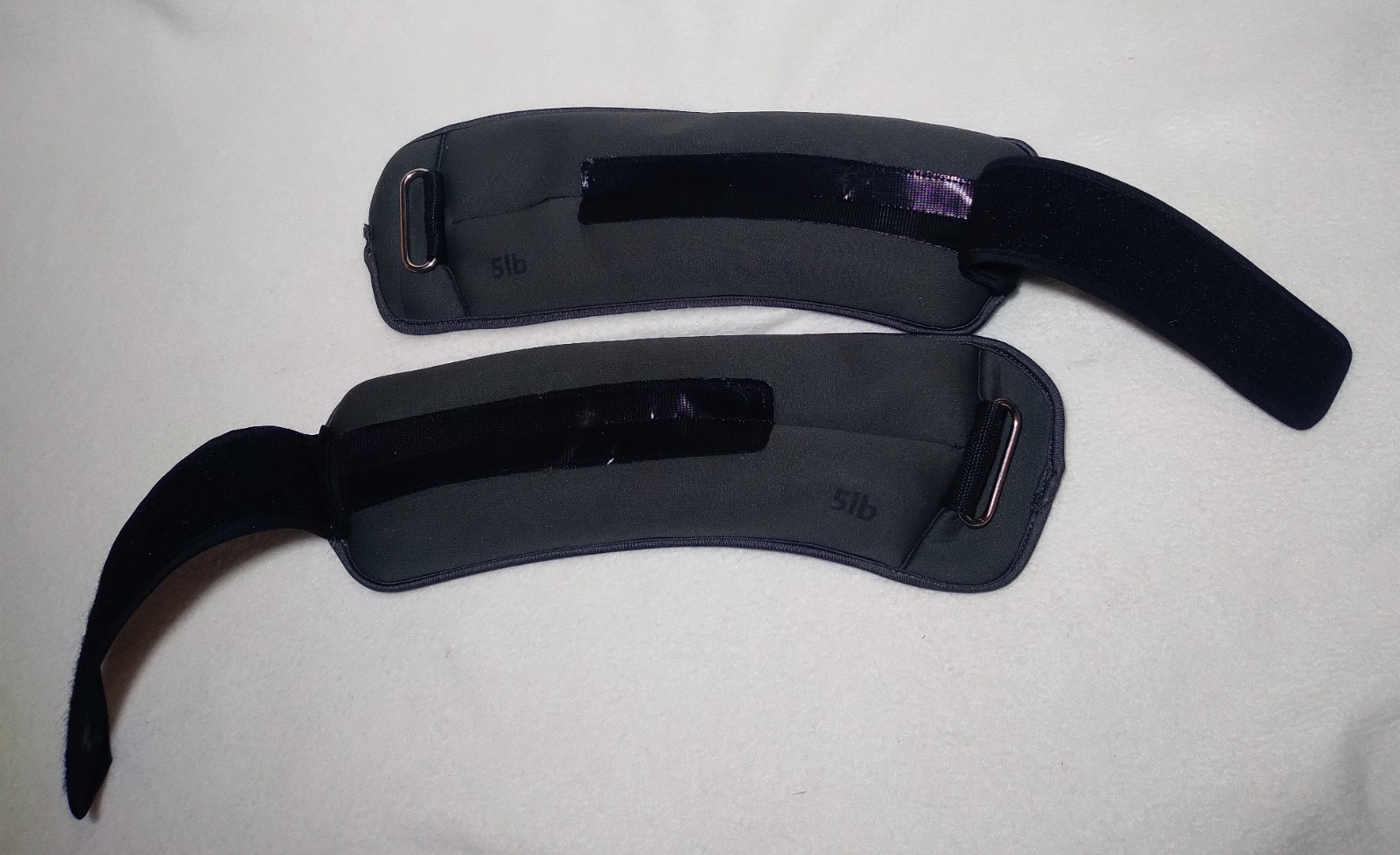 Sportneer 5lb Non-Adjustable Ankle Weights One Pair 10lbs Total