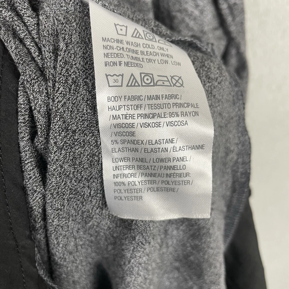 Top túnica mujer LOGO Lori Goldstein Plus 3X gris manga larga elástico Foto 3 de 4