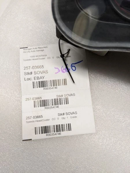 Velocímetro Canada Cluster ID Cddk se adapta a 00 MONTANA 354746 Foto 2 de 4