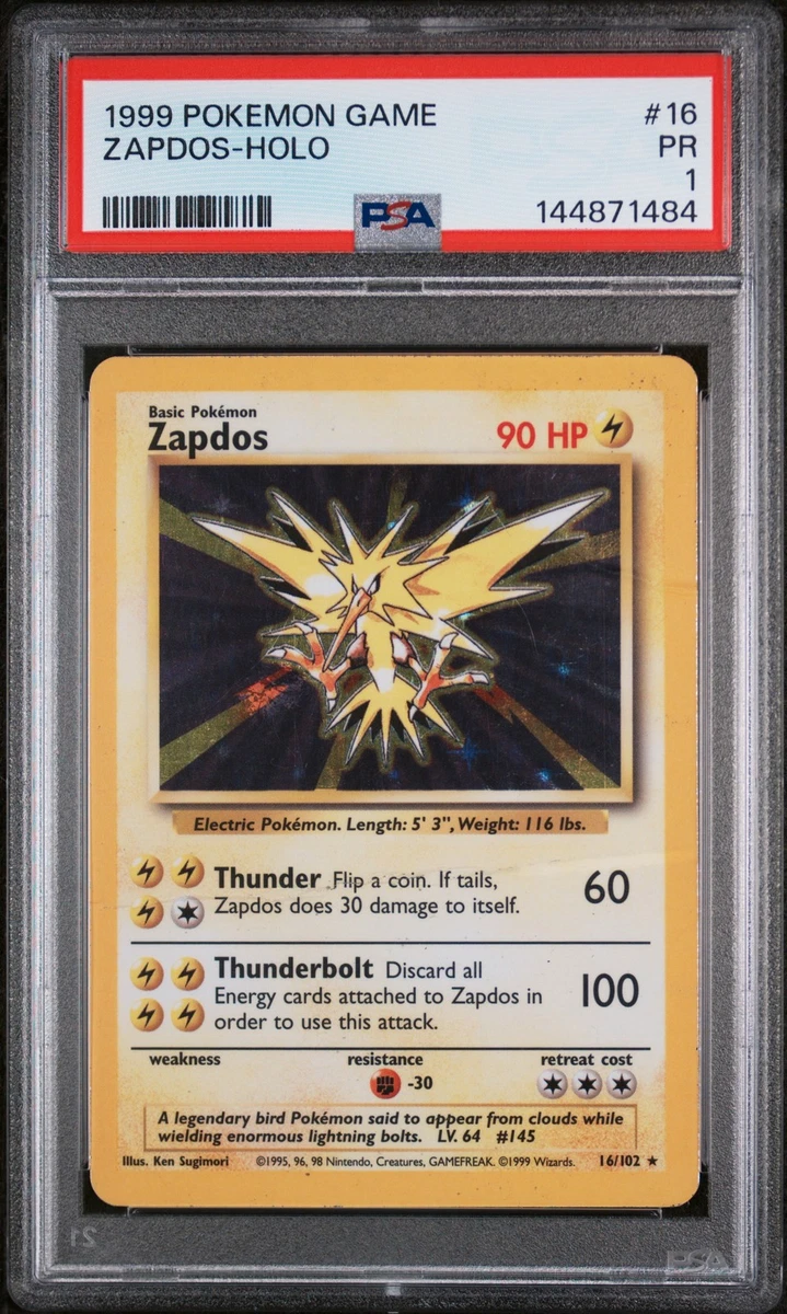 Pokémon TCG Base Set Grade 1 English Collectible Individual Card