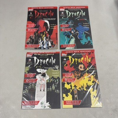 Dracula 1-4 Complete Set Factory Sealed Topps Cards In Each Bram