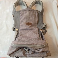 JJ Cole Peek 5-Position Baby Carrier Heather Grey Front Pocket