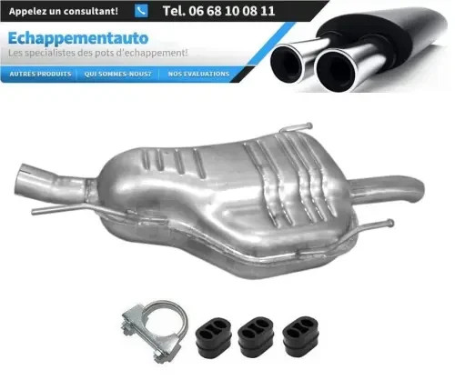 Échappement Opel Astra G 2.2 DTI silencieux arrière de rechange 1999-2005