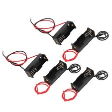 5Stk. 12V 23A Kabelleitungen Schwarz Kunststoff Federclip Batteriehalter