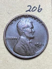 1924-D LINCOLN WHEAT CENT, "VERY FINE" CONDITION, Low Mintage DATE, #206