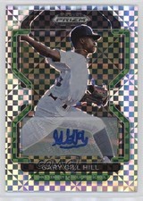 2022 Panini Prizm Draft Picks Power Plaid 4/17 Gary Gill Hill #PDP194 Auto 0j81