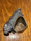 ❤️Antique Spelter Metal Foo DOG Toothpick Holder w/ Brass (see condition) — photo 7