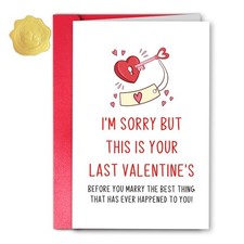 Lcmjjm Naughty Last Valentine Card for Boyfriend Girlfriend Him Her, Funny Pr...