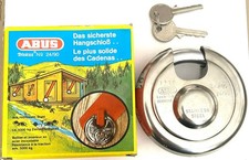 ABUS 24/90 , Diskus Solid Body Storage Padlock with 2 Keys
