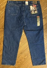 WRANGLER Regular Fit NWT Jeans 44 x 30 Zip Fly Mens Denim tag says 46w New