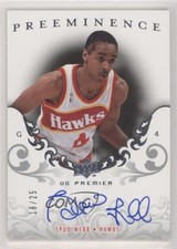 2008-09 UD Premier Preeminence Auto 16/25 Spud Webb #PE-SW Auto n4h