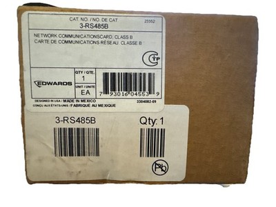 EST Edwards 3-RS485B Fire Alarm Network Communication Card Class B For EST-3 CPU