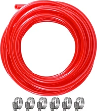 15ft-Hilangsan Beer Gas Line CO2 Tubing for Kegerator, 5/16 Long Red PVC Kegerat