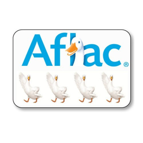 AFLAC INSURANCE DUCK NAME BADGE HALLOWEEN COSPLAY PROP PIN BACK