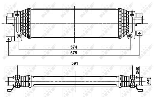 Für NRF 30285 INTERCOOLER / CHARGER