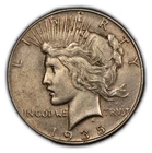 1935 $1 Silver Peace Dollar - Luster - AU/UNC - SKU-D4043
