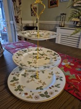 Wedgwood Wild Strawberry Three Tier Cakestand