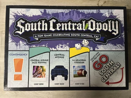 South Central Opoly Monopoly Style Board Game Used Complete!