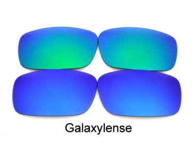 Galaxy Ersatzgläser Für Oakley Triggerman Blau/Grün Polarisierte 2 Paar