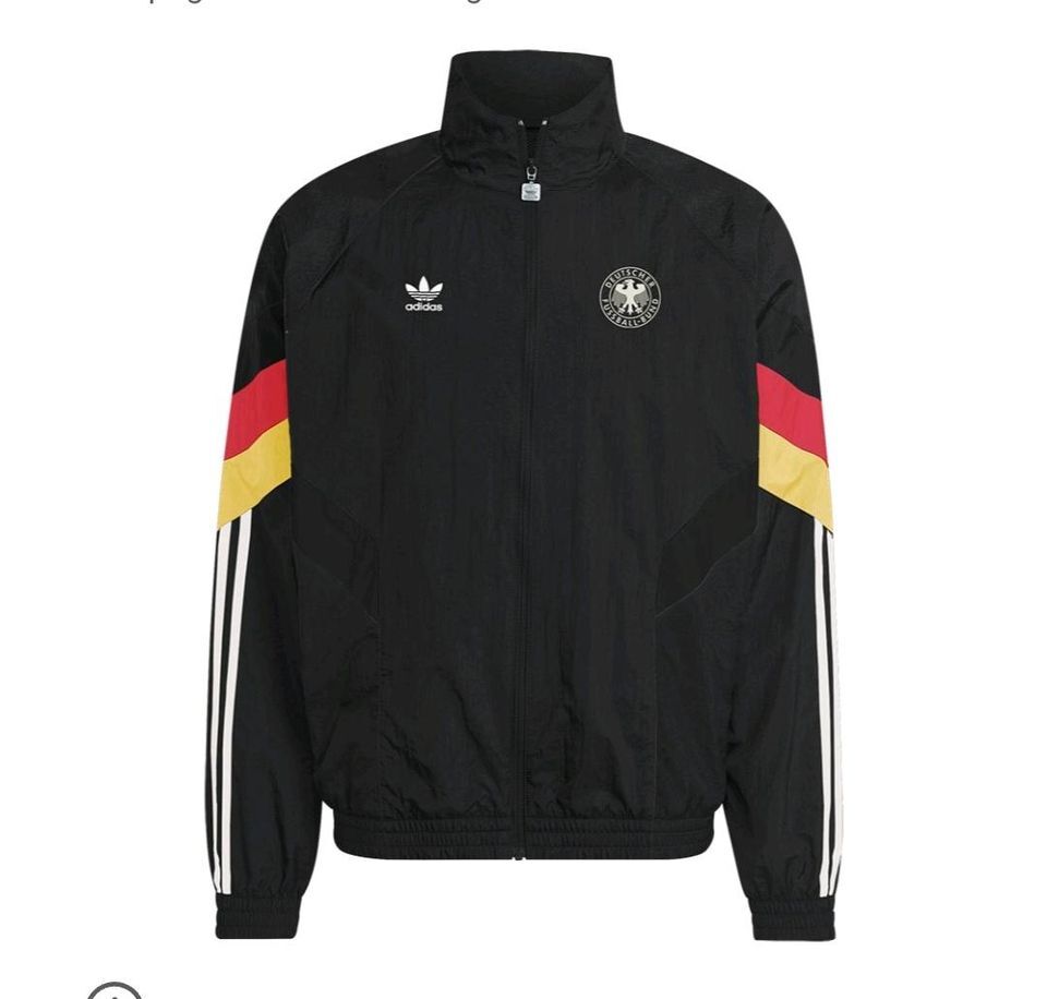 Adidas Deutschland DFB 1996 Woven Trainingsjacke Schwarz IY7049 NEU/OVP