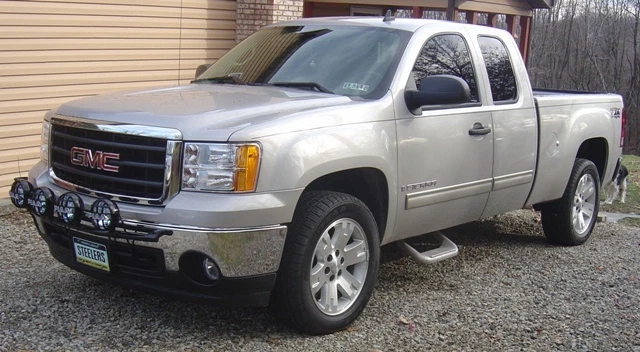 Barra de parachoques de lámpara PIAA negra 4x para GMC Sierra 1500 2007-2013 delantera Foto 2 de 4