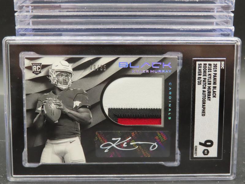 Kyler Murray Panini Black #101 Patch Autograph-Silver