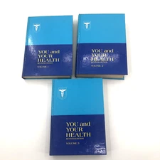 You And Your Health Vol 1 2 3 Shryock 1979 Pacific Press Illustrated Hardcover