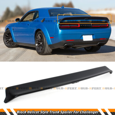 For 2008-2023 Challenger Hellcat Redeye Gloss Black Rear Spoiler w/ Camera Hole