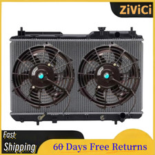 Radiator+Fan Fit For 1997-2001 Honda CRV CR-V Petrol 2.0L 4cyl 1998 1999 2000