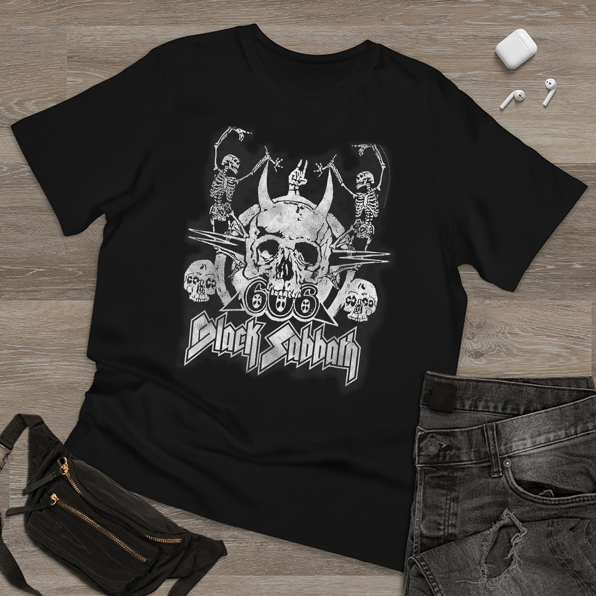 Black Sabbath 1 Vintage T Shirt Men Fashion 2023 Women T