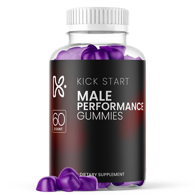 Kick Start Advanced Male Performance Gums Formula Vitamin Supplement 60 Gummies