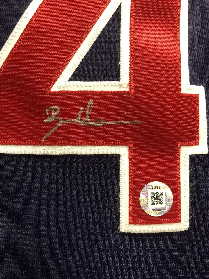Camiseta Majestuosa Firmada por Bradley Zimmer de los Indios de Cleveland Dave & Adams Certificado de Autenticidad (CBMH) Foto 2 de 4