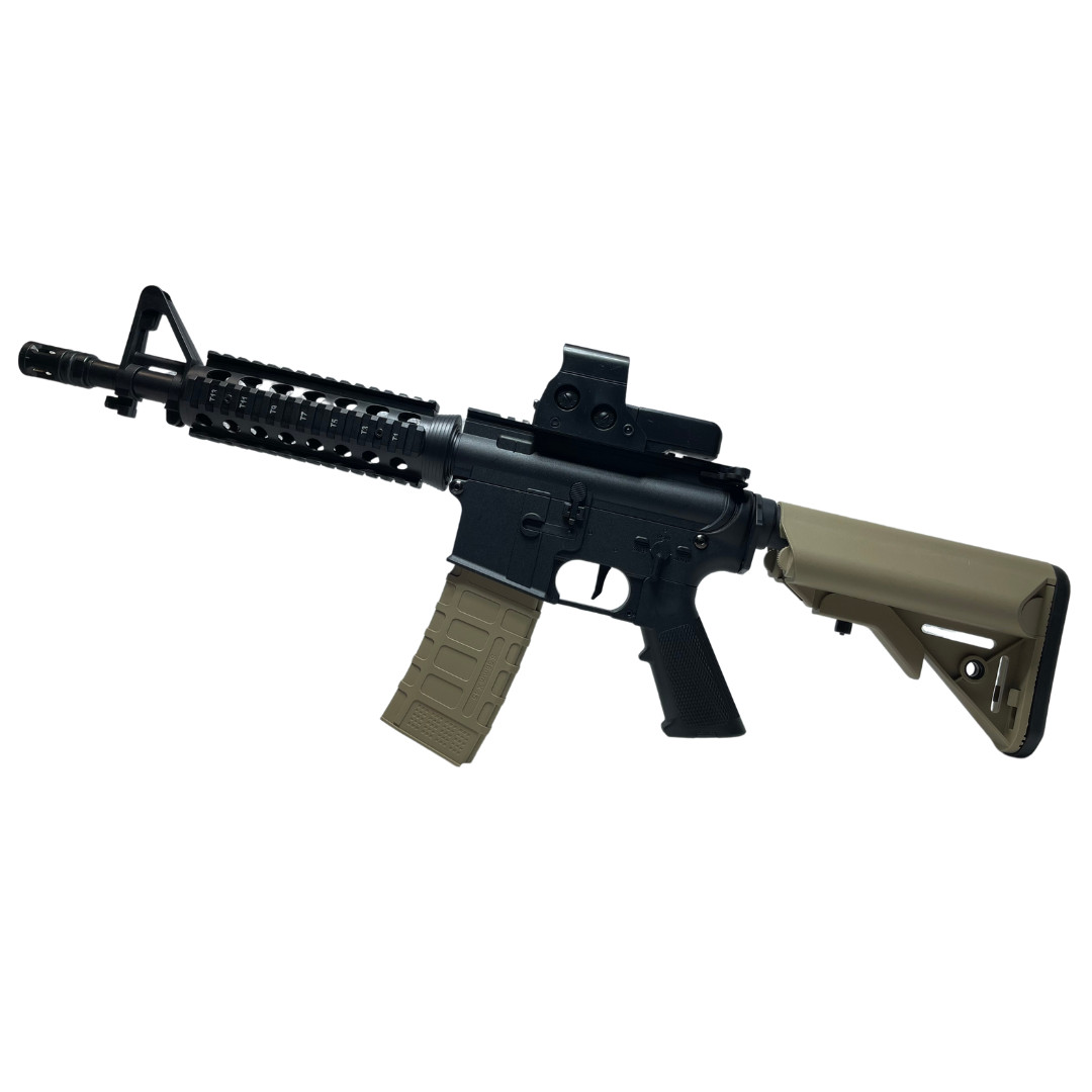 Gel Blaster Ambidextrous M4-666 Nylon w/ Metal Gears & LED Scope  