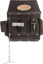 McGuire-Nicholas 526-CC Brown Professional Electrician'S Pouch, oil tanned leath
