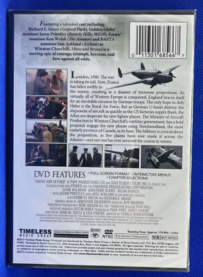 その他 Above & Beyond [DVD] Above And Beyond (DVD, 2013, 2-Part Miniseries, Jason Priestley