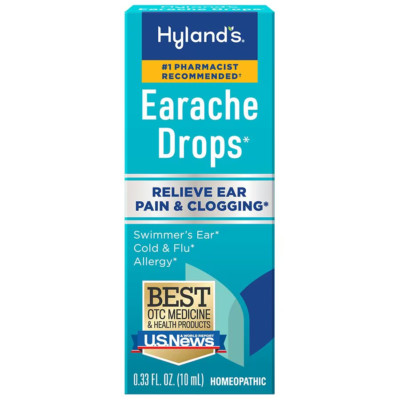 Hylands Earache Drops 0.33 oz ~ Exp 2026+