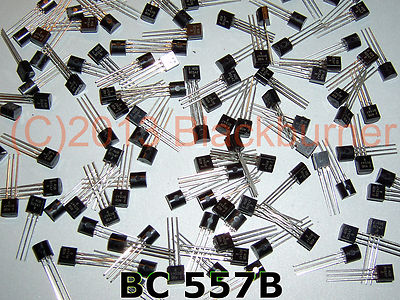 15, 25, 50 Stück BC557B Fairchild Transistor PNP -45V -100mA TO92