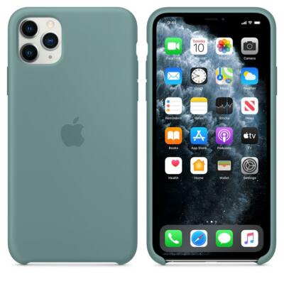 Genuine Apple Silicone Case For iPhone 11 Pro Max - Cactus Green