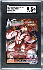 2021 POKEMON BATTLE STYLES #086 SINGLE STRIKE URSHIFU MAX ULTRA RARE SGC 9.5