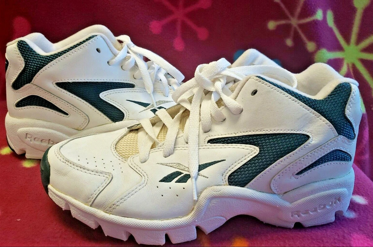 Vintage Reebok Tennis Shoes Sneakers RA803PYE White Women s Size 9