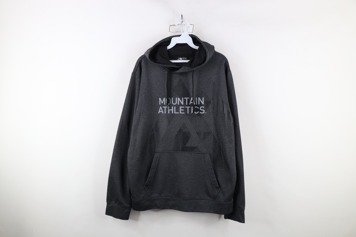 The North Face Mens L Spell Out Mountain Athletics Climbing Hoodie  Sweatshirt